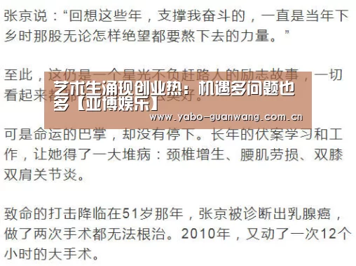 <h1>艺术生涌现创业热:机遇多问题也多【亚博娱乐】(图2) 亚博官网